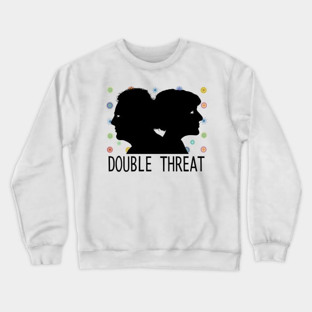 DOUBLE THREAT V2 Crewneck Sweatshirt by DOUBLE THREAT